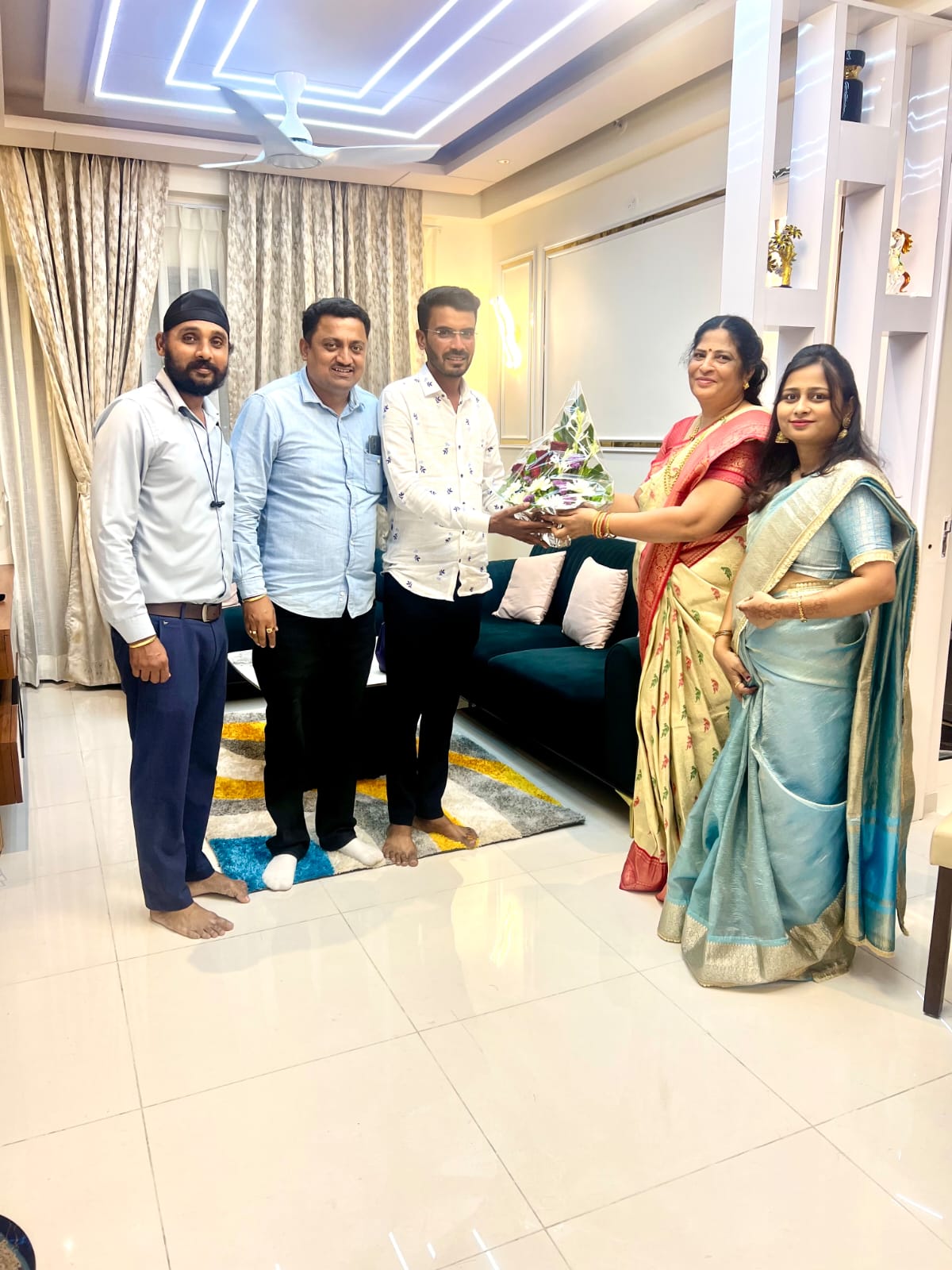Reliable Properties team celebrating with new homeowners