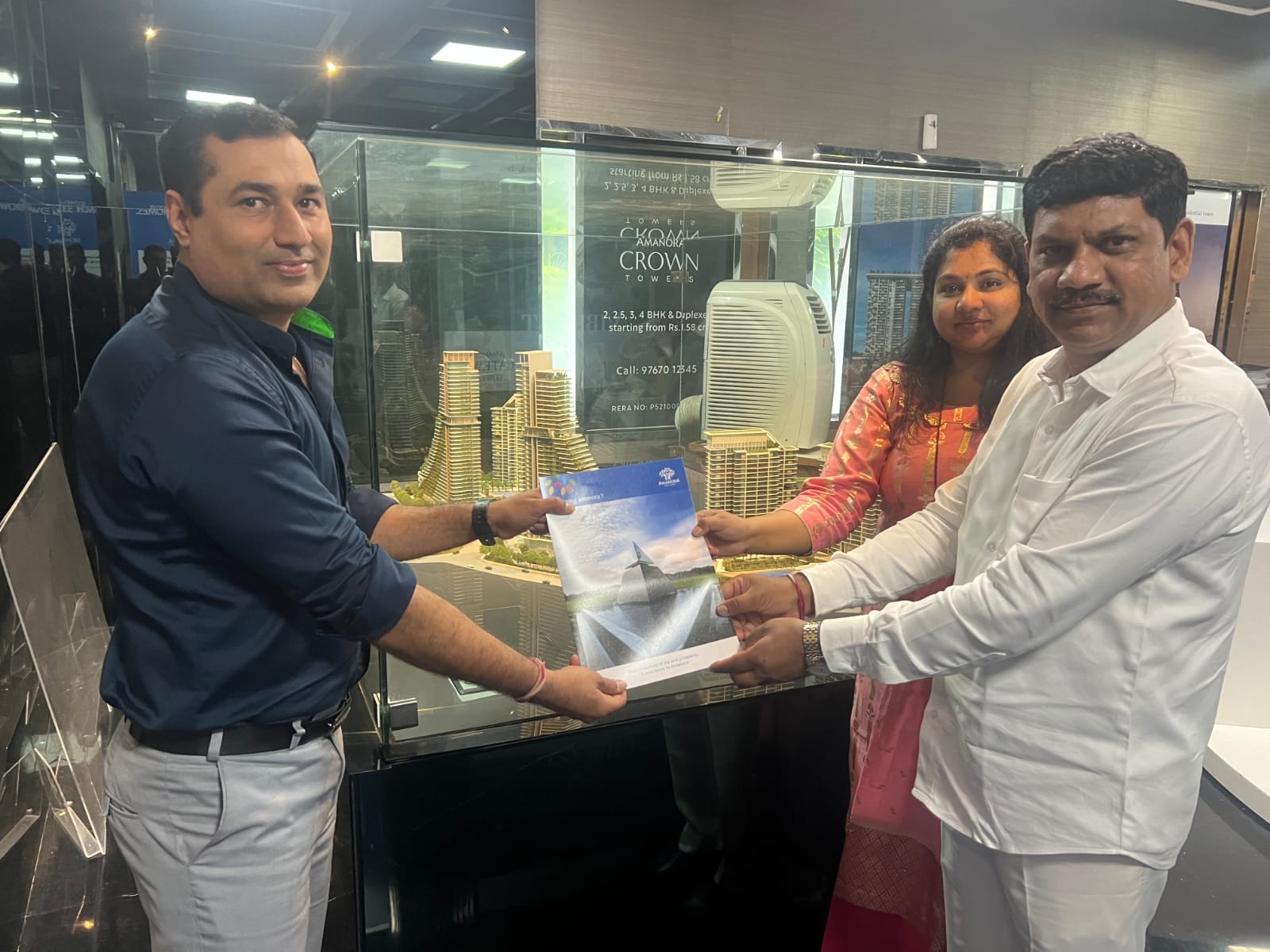 A completed property handover at Amanora
